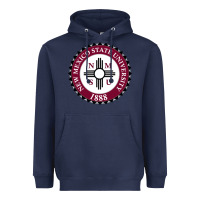 Navy nmsu seal Heavyweight Hoodie - artisFamous