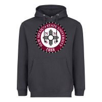 Smoke nmsu seal Heavyweight Hoodie - artisFamous