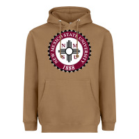 Toasted Coconut nmsu seal Heavyweight Hoodie - artisFamous