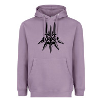 Lavender yorha white insignia Heavyweight Hoodie - artisFamous