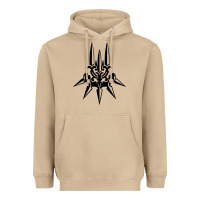 Mushroom yorha white insignia Heavyweight Hoodie - artisFamous