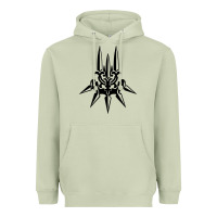 Matcha yorha white insignia Heavyweight Hoodie - artisFamous