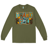 Army Green thankful Long Sleeve Tee - FaDigitalArtStudio