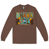 Chestnut thankful Long Sleeve Tee - FaDigitalArtStudio