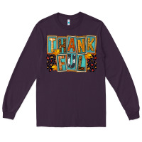 Plum thankful Long Sleeve Tee - FaDigitalArtStudio