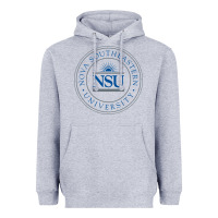 Heather Grey nova university Heavyweight Hoodie - artisFamous