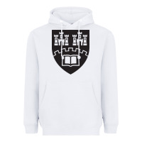 White northumbria university new coat of arms Heavyweight Hoodie - artisFamous