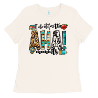 Bone i do it for the aha moments teacher Ladies Tee - OliviaCreatesArt