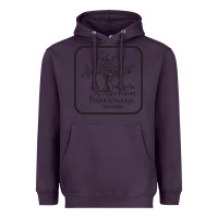 Plum pitzer college seal, cali Heavyweight Hoodie - artisFamous