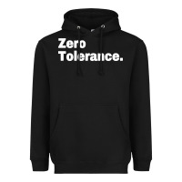 Black zero tolerance Heavyweight Hoodie - artisFamous