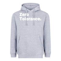 Heather Grey zero tolerance Heavyweight Hoodie - artisFamous