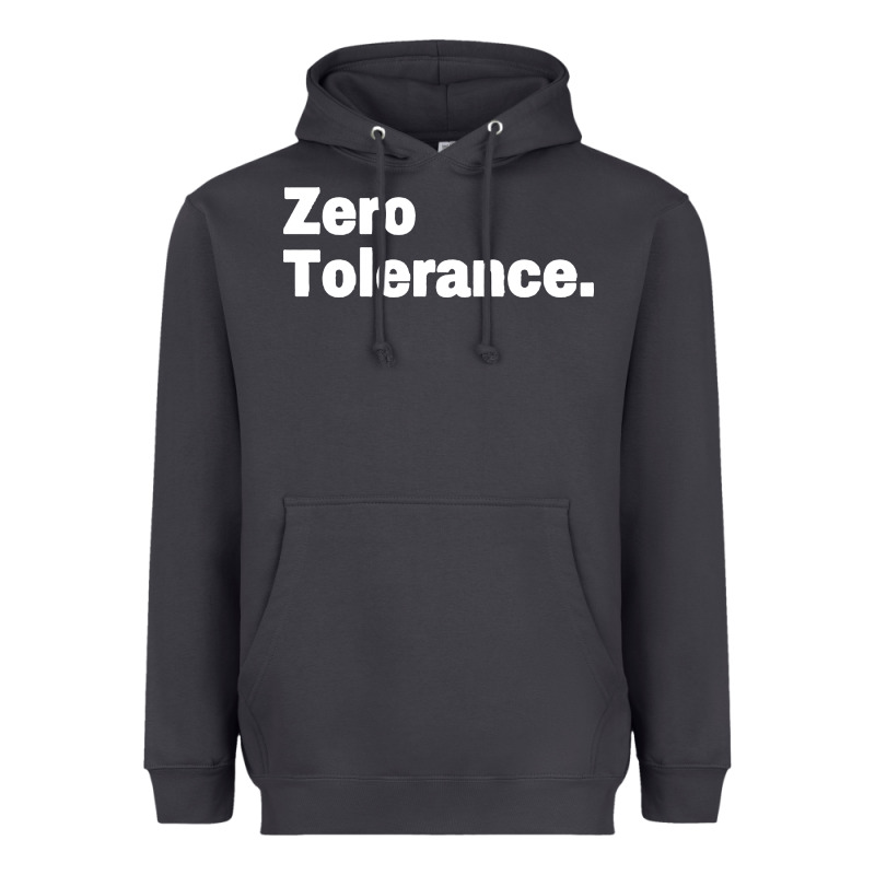 Zero Tolerance Heavyweight Hoodie by artisFamous | Teevron
