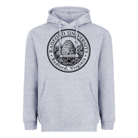 Heather Grey radford university Heavyweight Hoodie - artisFamous