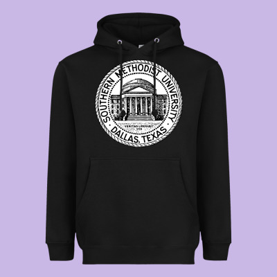 Southern Methodist University Heavyweight Hoodie Designed By Artisfamous