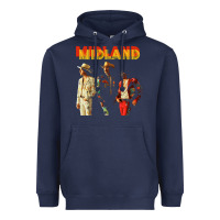 Navy midland Heavyweight Hoodie - artisFamous