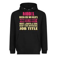 Black model funniest isn't a jobtitle Heavyweight Hoodie - artisFamous