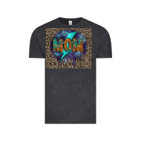 Vintage Black Leopard mom Vintage Tee - FaDigitalArtStudio
