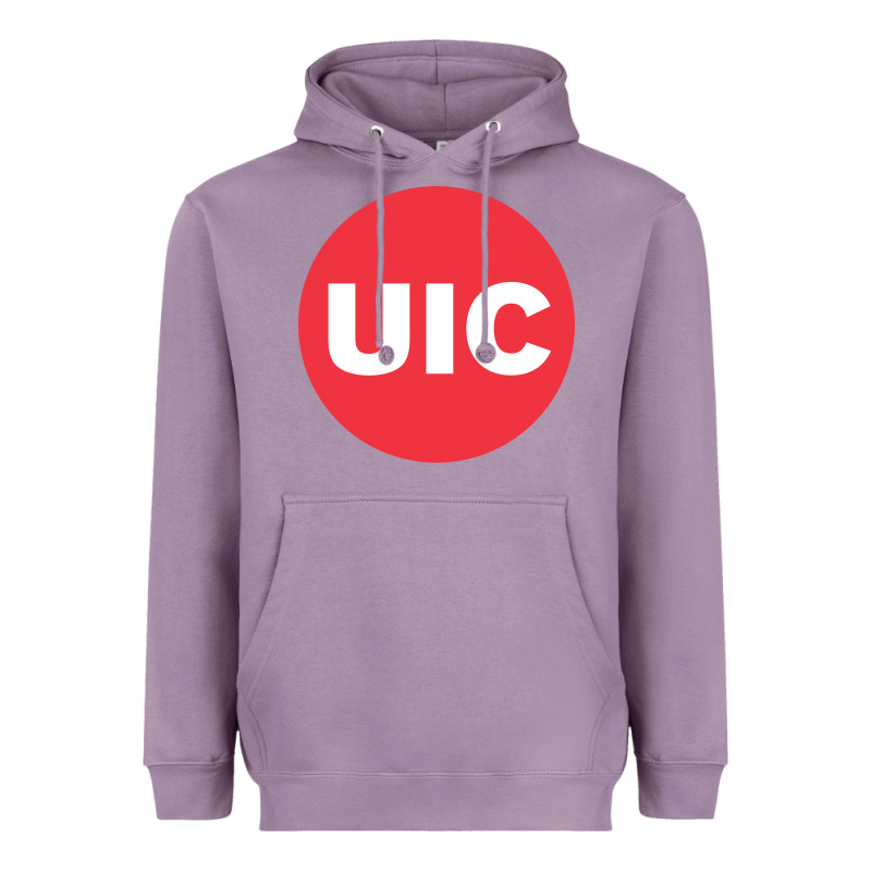 University Of Illinois At Chicago Circle Heavyweight Hoodie by artisFamous | Teevron