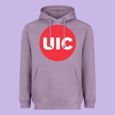 University Of Illinois At Chicago Circle Heavyweight Hoodie Designed By Artisfamous