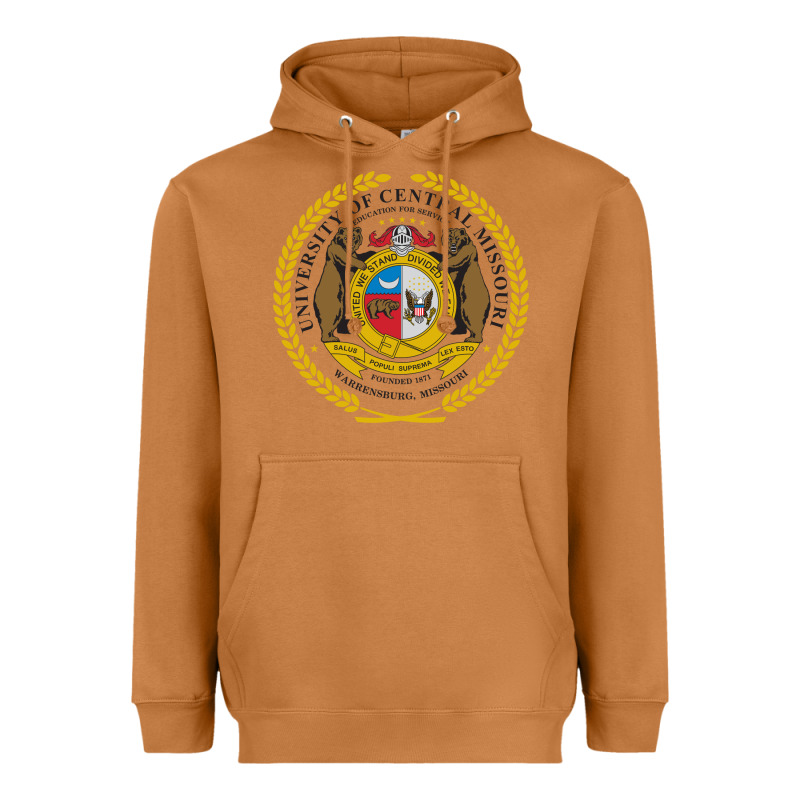University Of Central Missouri Heavyweight Hoodie by artisFamous | Teevron