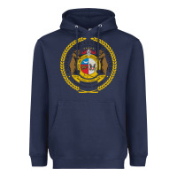 Navy university of central missouri Heavyweight Hoodie - artisFamous
