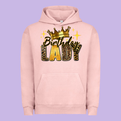 Birthday Lady Urban Hoodie Designed By Ranaportraitstore