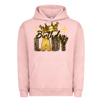 Pigment Salmon birthday lady Urban Hoodie - RanaPortraitStore