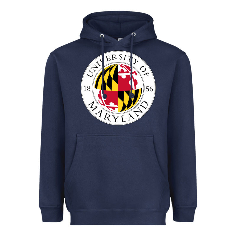 University Of Maryland Heavyweight Hoodie by artisFamous | Teevron