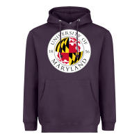 Plum university of maryland Heavyweight Hoodie - artisFamous