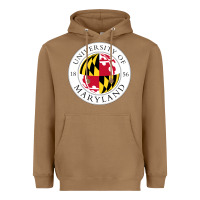 Toasted Coconut university of maryland Heavyweight Hoodie - artisFamous