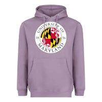 Lavender university of maryland Heavyweight Hoodie - artisFamous