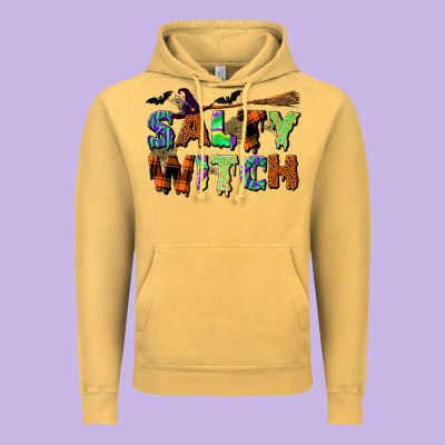 Salty Witch Vintage Hoodie Designed By Bundleandbundleshop