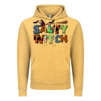 Vintage Mustard salty witch Vintage Hoodie - BundleAndBundleShop