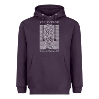 Plum joy division pleasures  japanese Heavyweight Hoodie - artisFamous