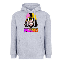Heather Grey randy wrestler Heavyweight Hoodie - artisFamous