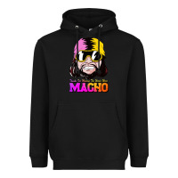 Black randy wrestler Heavyweight Hoodie - artisFamous