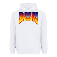 White doom video game Heavyweight Hoodie - artisFamous