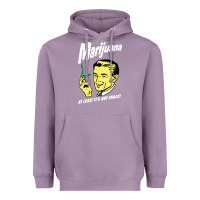 Lavender smoking marijuana Heavyweight Hoodie - artisFamous