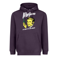 Plum smoking marijuana Heavyweight Hoodie - artisFamous