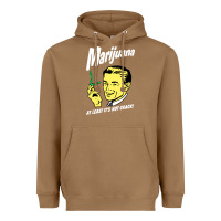 Smoking Marijuana Heavyweight Hoodie | Teevron