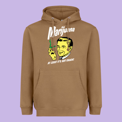Smoking Marijuana Heavyweight Hoodie Designed By Artisfamous