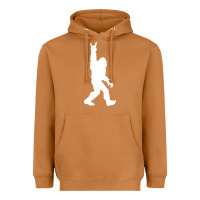 Meerkat funny bigfoot rock and roll t shirt for sasquatch believers Heavyweight Hoodie - artisFamous