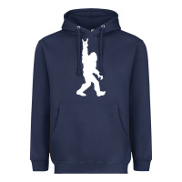 Funny Bigfoot Rock And Roll T Shirt For Sasquatch Believers Heavyweight Hoodie | Teevron