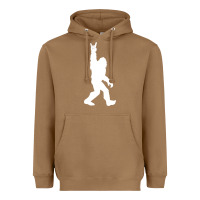 Toasted Coconut funny bigfoot rock and roll t shirt for sasquatch believers Heavyweight Hoodie - artisFamous