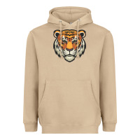 Mushroom tiger vector face Heavyweight Hoodie - artisFamous