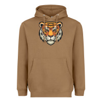 Toasted Coconut tiger vector face Heavyweight Hoodie - artisFamous