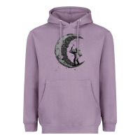 Lavender digging the moon Heavyweight Hoodie - artisFamous