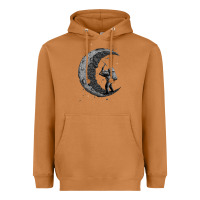 Meerkat digging the moon Heavyweight Hoodie - artisFamous