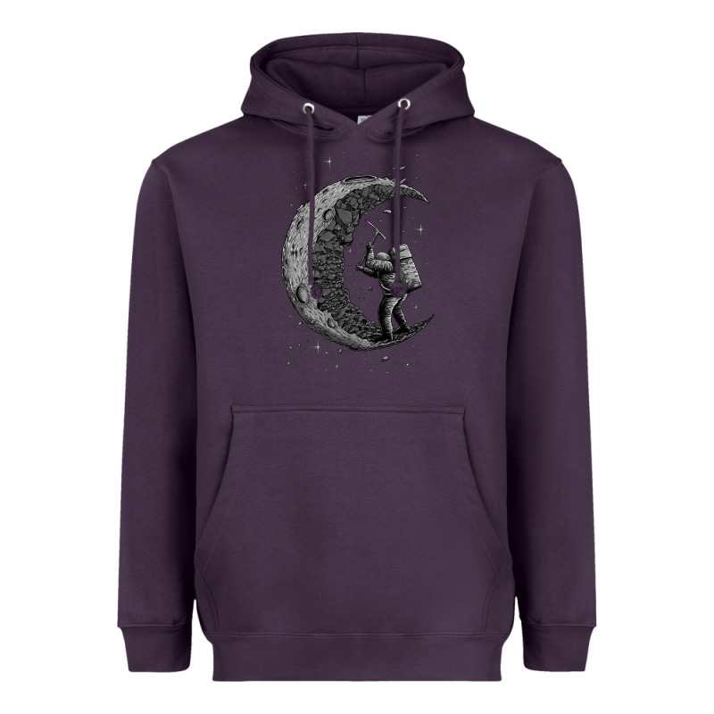 Digging The Moon Heavyweight Hoodie by artisFamous | Teevron