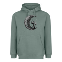 Sage digging the moon Heavyweight Hoodie - artisFamous
